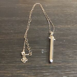 Stella & Dot Gold Rebel Pendant Necklace